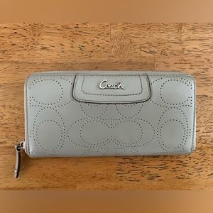Coach zip around wallet